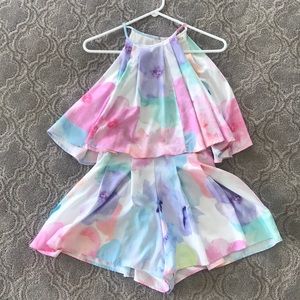 Romper multicolored